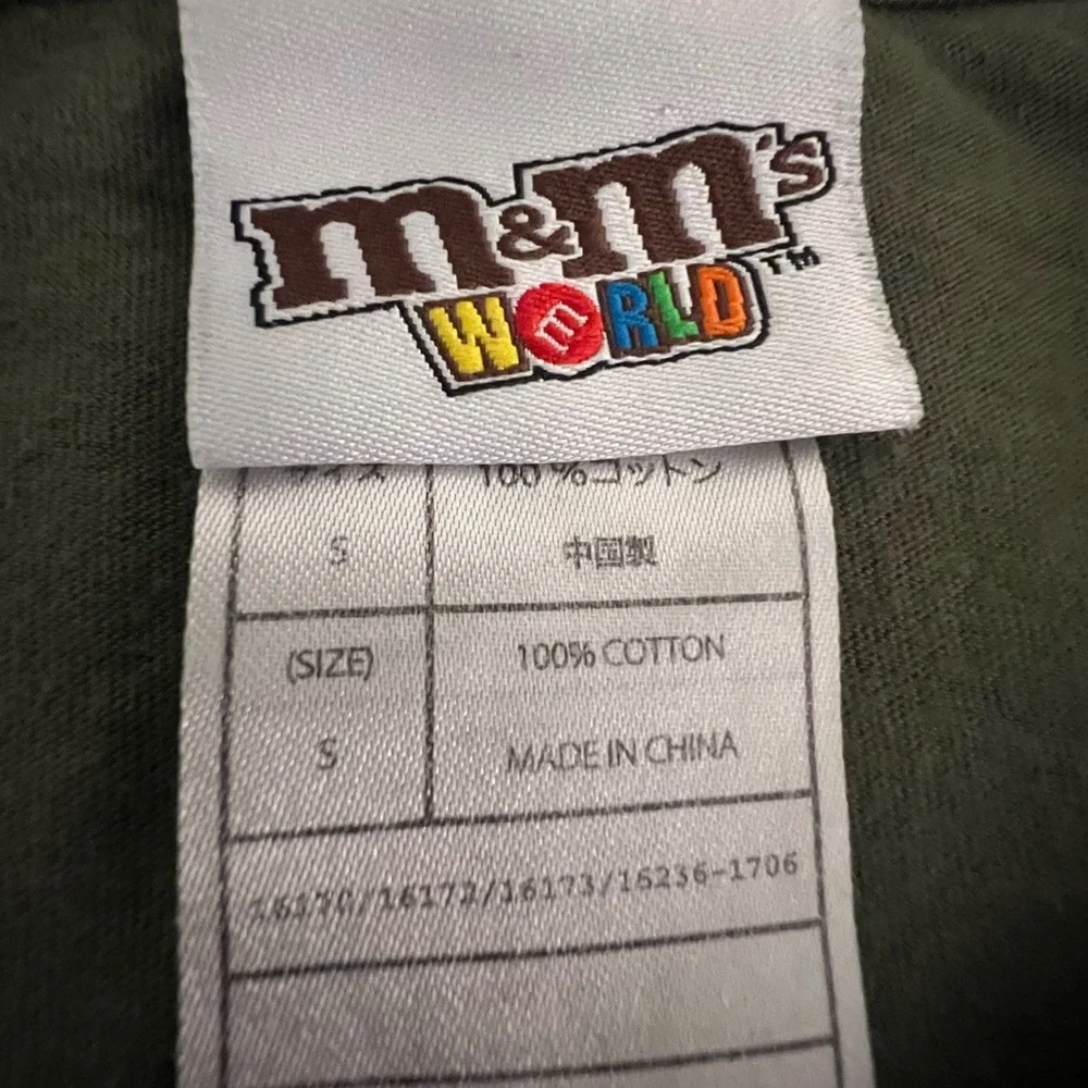 M&M's Vintage graphic Olive Green t-shirt - Picture 3 of 4